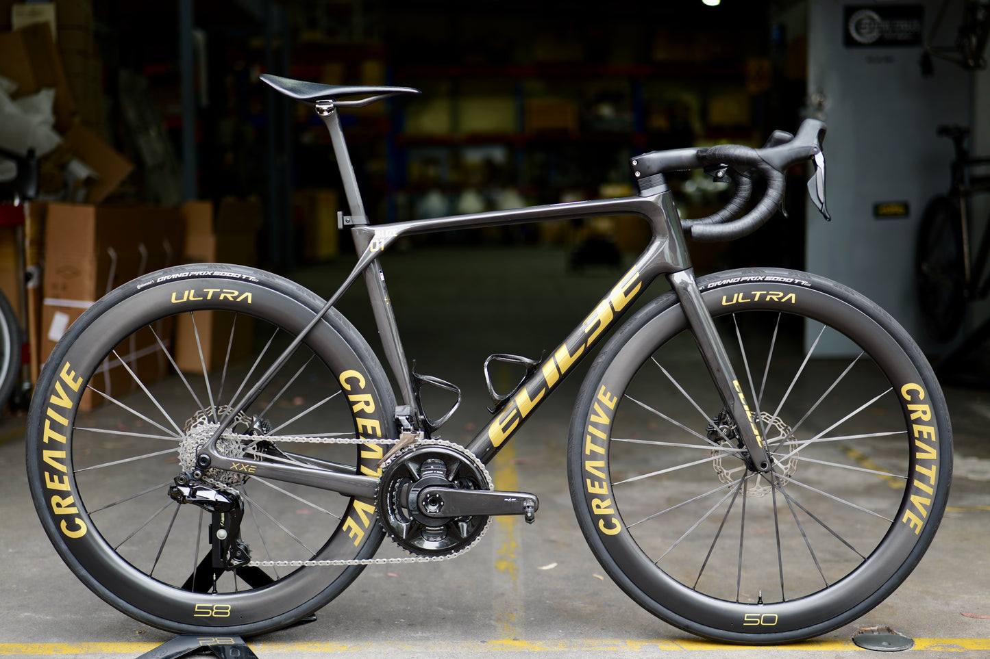 Elilee Blize XXE Carbon Road Frameset - Limited Edition Gold