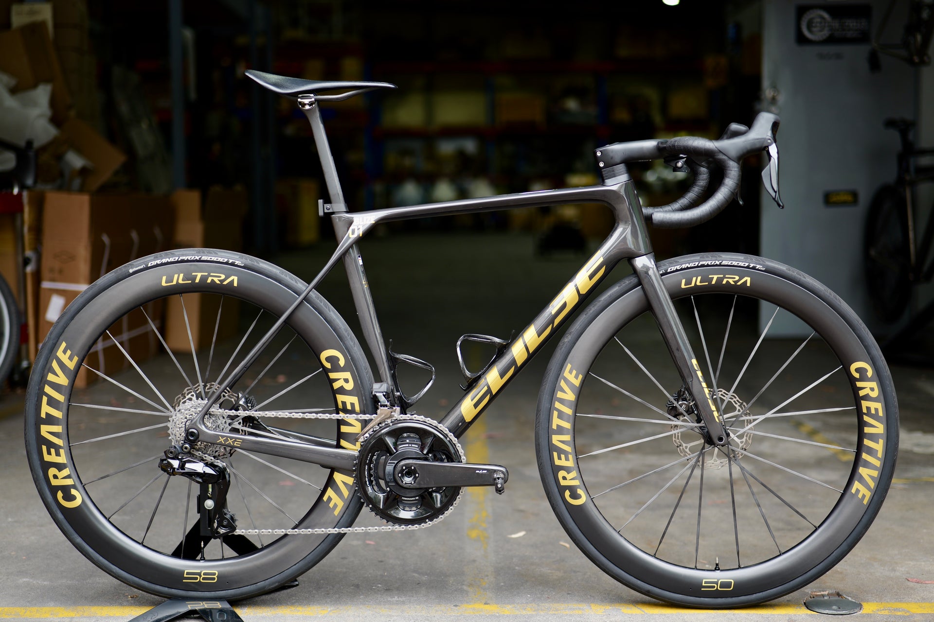Elilee Blize XXE Carbon Road Frameset - Limited Edition Gold