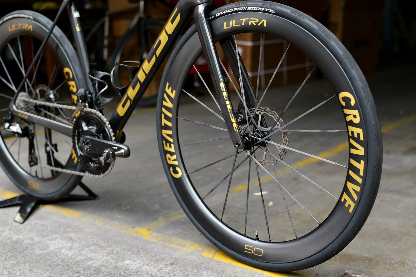 Elilee Blize XXE Carbon Road Frameset - Limited Edition Gold