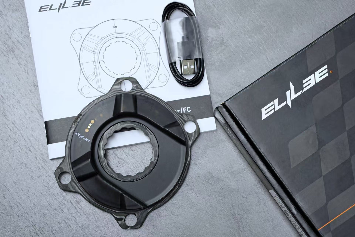 Elilee EK01 Carbon Power Meter 4bolt 110bcd